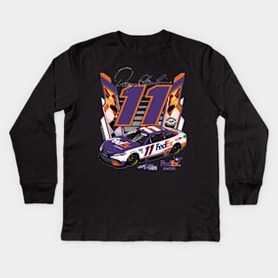 Denny Hamlin 11 Kids Long Sleeve T-Shirt